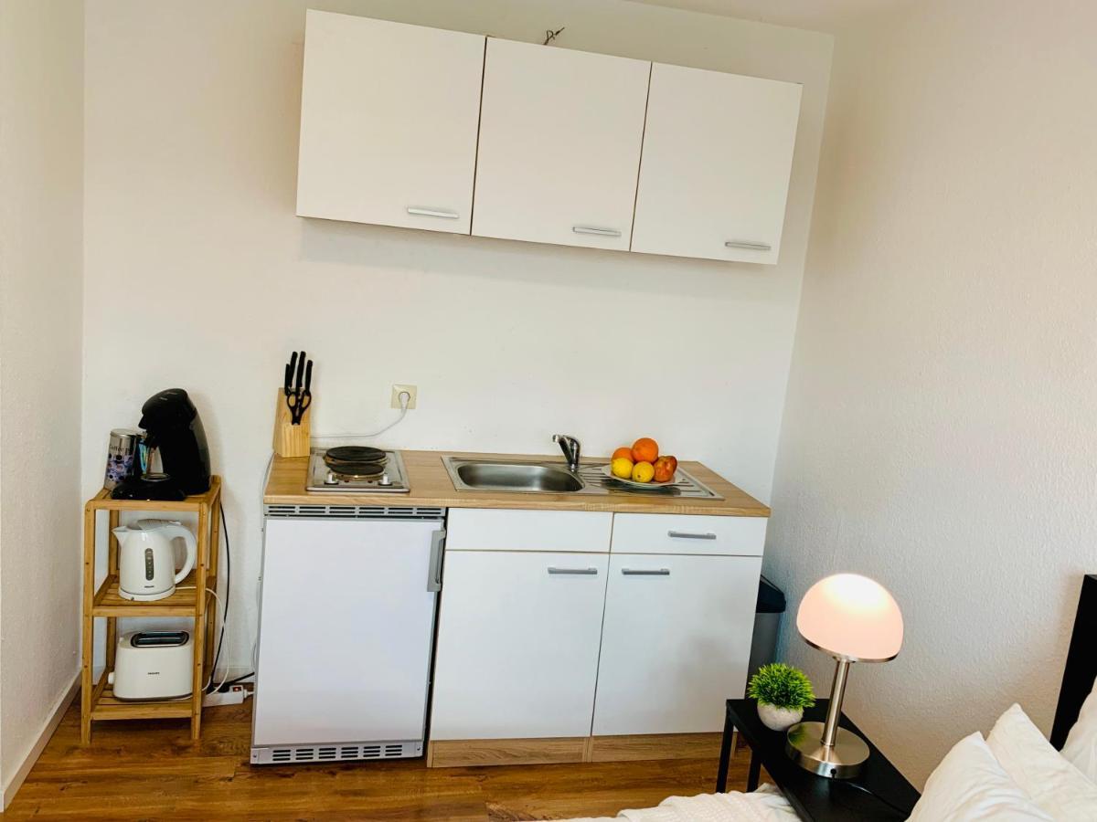 Direkte Uninaehe: Ferienwohnung Mit Grossem Doppelbett, Kuechenzeile Und Neu Renoviertem Badezimmer Homburg  Luaran gambar