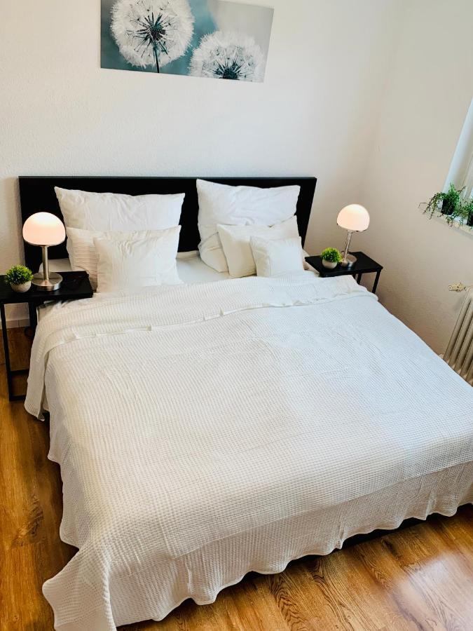 Direkte Uninaehe: Ferienwohnung Mit Grossem Doppelbett, Kuechenzeile Und Neu Renoviertem Badezimmer Homburg  Luaran gambar