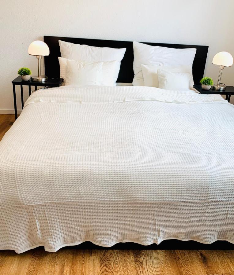 Direkte Uninaehe: Ferienwohnung Mit Grossem Doppelbett, Kuechenzeile Und Neu Renoviertem Badezimmer Homburg  Luaran gambar